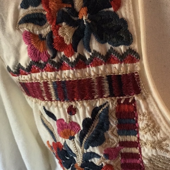 NWOT Johnny Was Claude 3/4 Sleeve Top Host Pick💜💜💜 - Picture 3 of 8